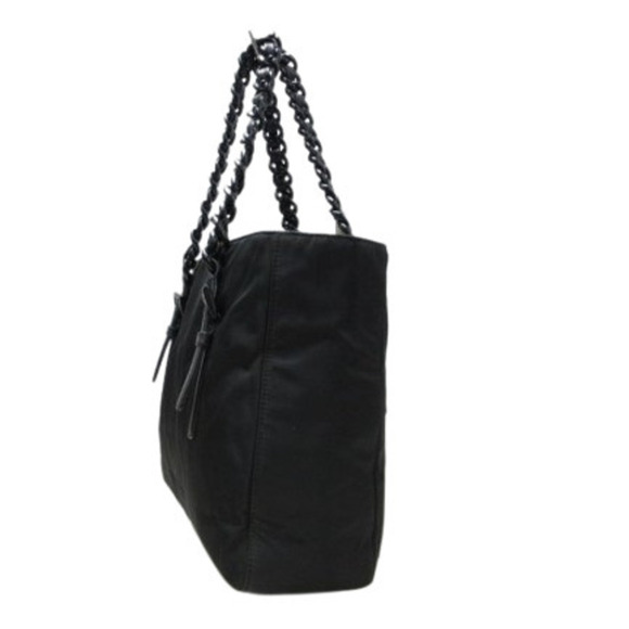 PRADA Black Leather Shoulder Bag - Picture 3 of 8